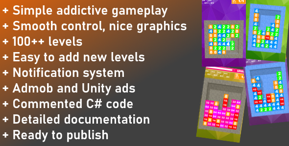 Unity Game Template - Sweet Cubes