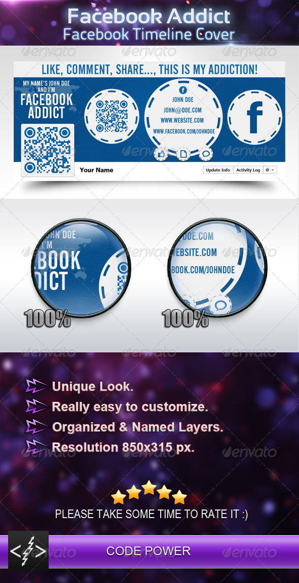 Facebook Addict - Facebook Timeline Cover - Facebook Timeline Covers Social Media