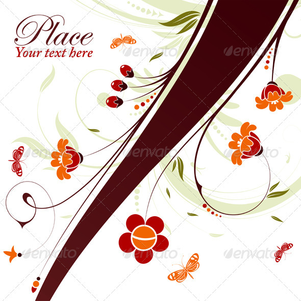 Floral decoration - Flourishes / Swirls Decorative