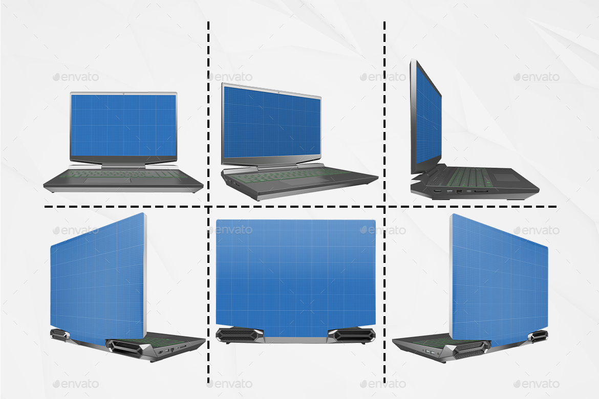 Gaming Laptop Kit, Graphics GraphicRiver