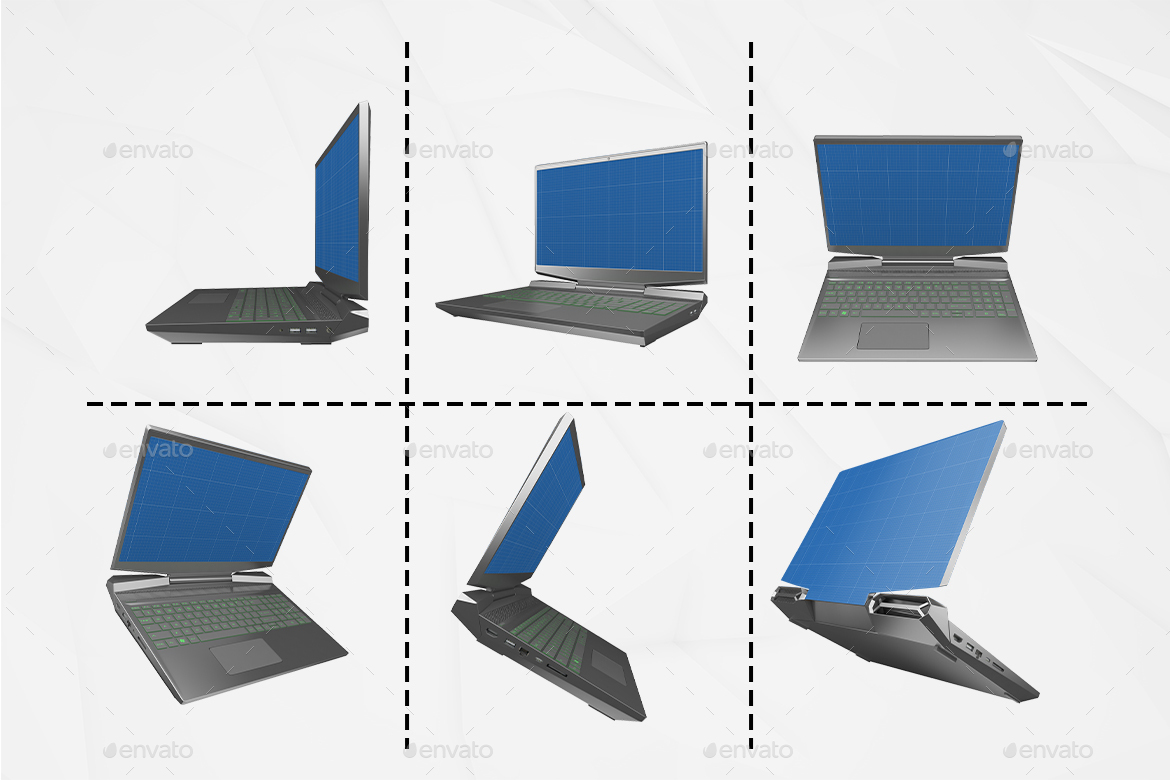 Gaming Laptop Kit, Graphics GraphicRiver
