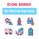 75 In-Home Services Icons | Crayons Series