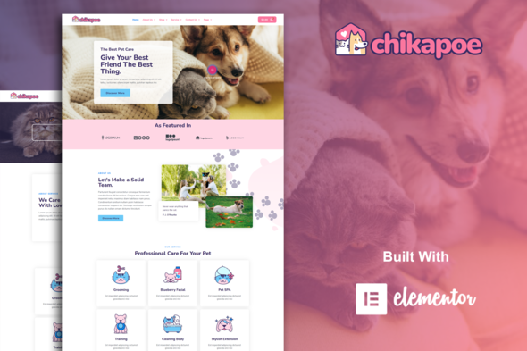 Chikapoe - Pet - ThemeForest 30941921