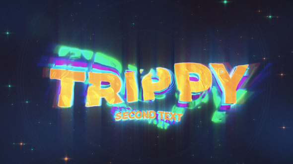 Trippy Wave Intro - VideoHive 30943496