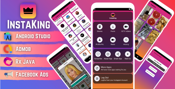 InstaKing | All in One Insta Downloader | Stories ,Reels, IGTV, Posts, Videos, Profile Pics