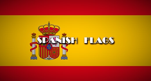 SPANISH FLAGS FOOTAGE COLLECTION