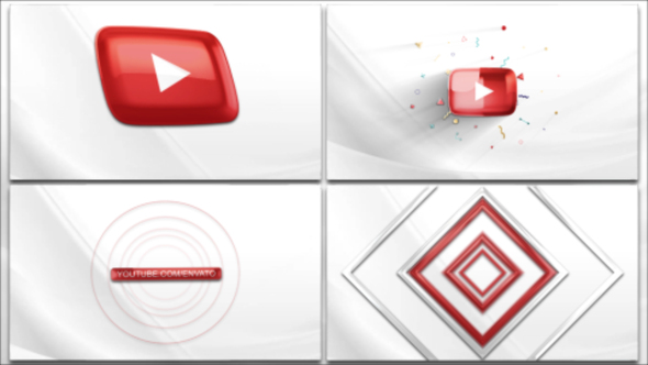 3D Youtube Logo Opener