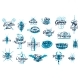 Deratization and Home Disinfection Sketch Icon Set
