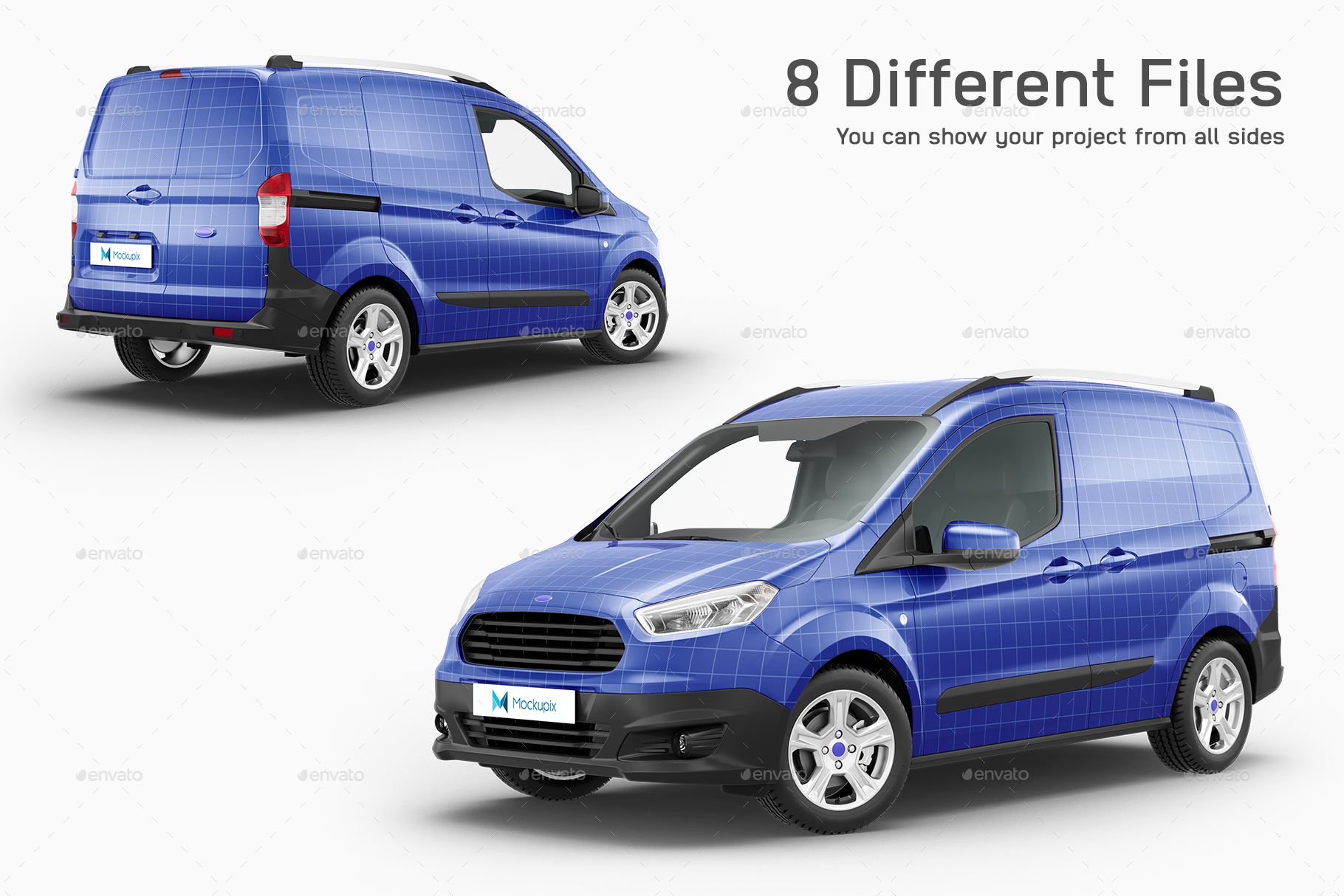 Ford Transit Courier Delivery Car Mockup On Behance, 58% OFF