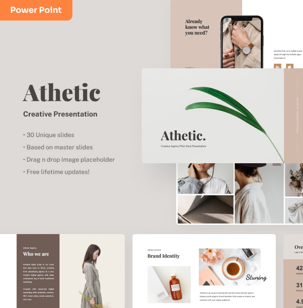 [DOWNLOAD]Athetic - Creative Power Point Presentation