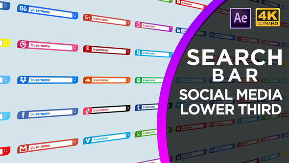 Social Media Search - VideoHive 30958598