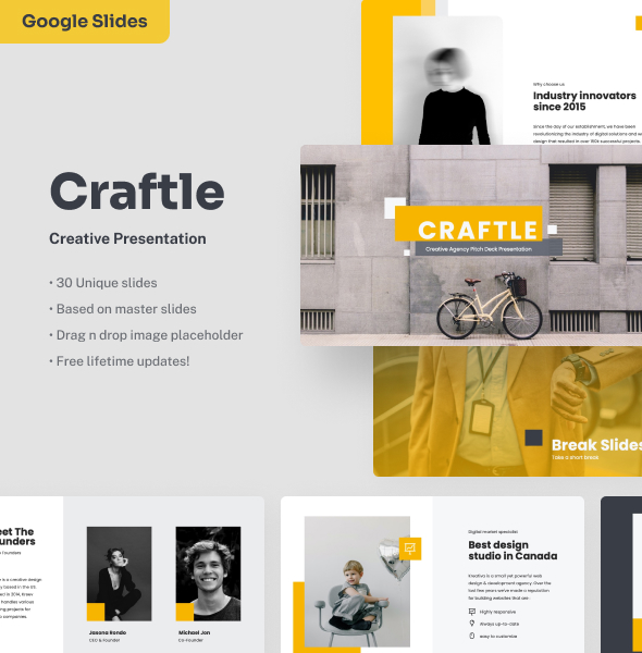 Craftle - Creative Google Slides Presentation