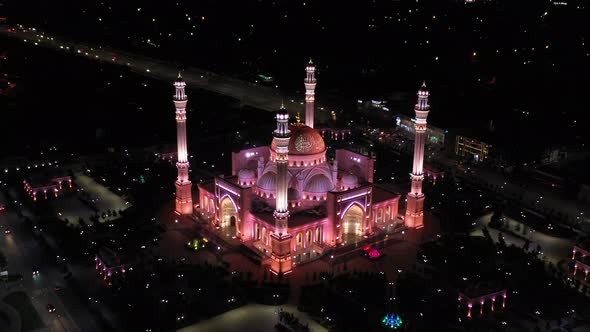Mosque Pride of Muslims Named After the Prophet Muhammad in the City of Shali alt