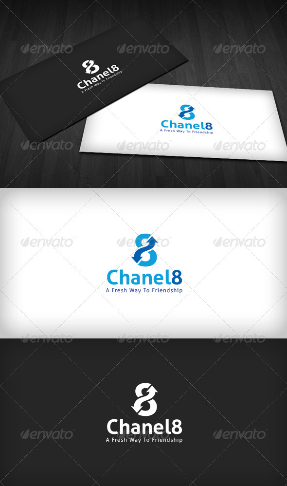 Chanel 8 Logo - Numbers Logo Templates
