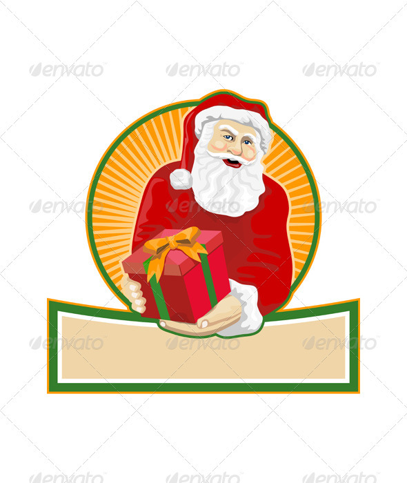 Santa Claus Father Christmas Retro - Christmas Seasons/Holidays