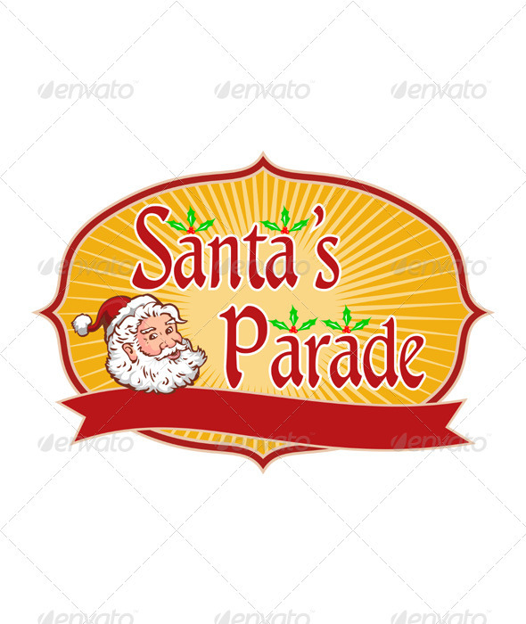 Santa Claus Christmas Parade Retro - Christmas Seasons/Holidays