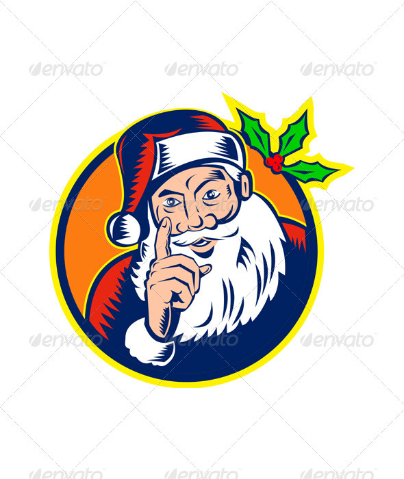 Santa Claus Father Christmas Retro - Christmas Seasons/Holidays