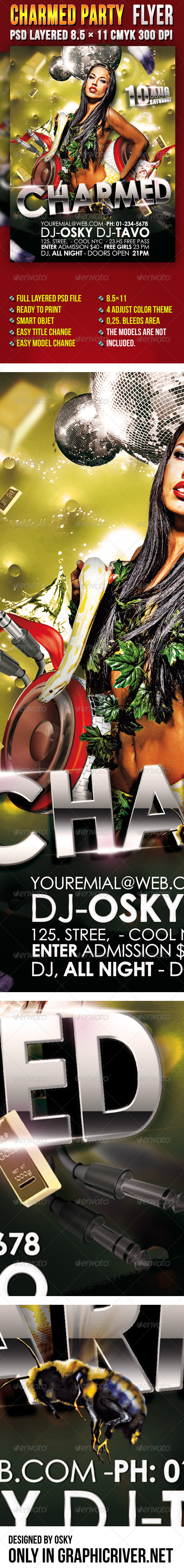 Charmed Party Flyer - Clubs & Parties Events