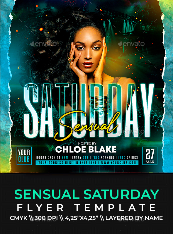 Sensual Saturday Flyer