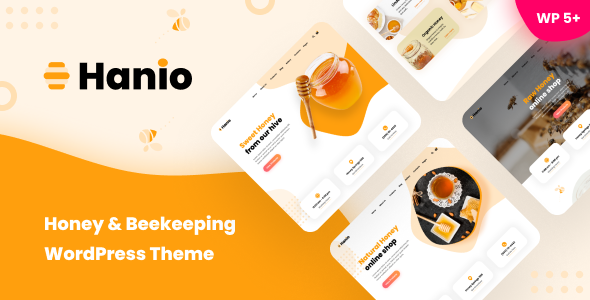 Hanio - Honey Shop WordPress Theme