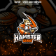 Hamster Gaming E-sport and Sport Logo Template