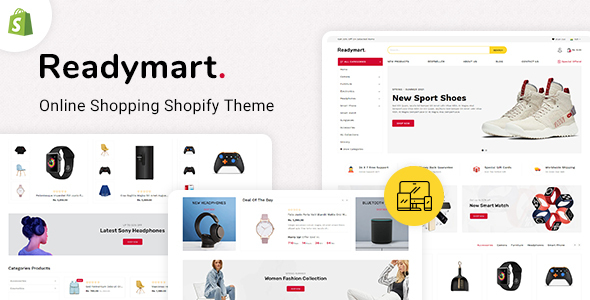 ReadyMart Multipurpose Shopify - ThemeForest 30641520