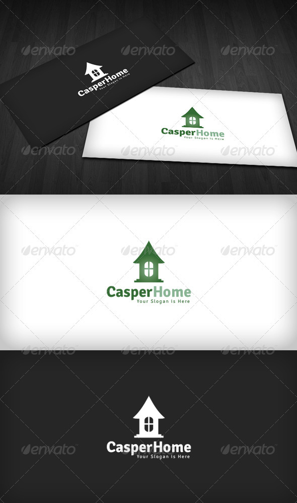 Casper Home Logo - Buildings Logo Templates