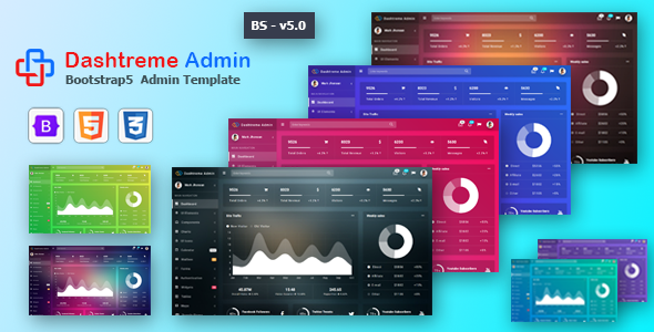 Dashtreme - Multipurpose - ThemeForest 23059455