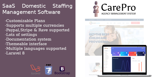 SaaS Domestic Staffing Agency Management System – CarePro