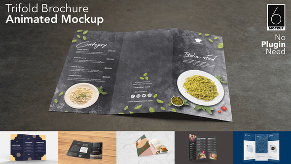 Trifold Brochure Animated - VideoHive 31032511