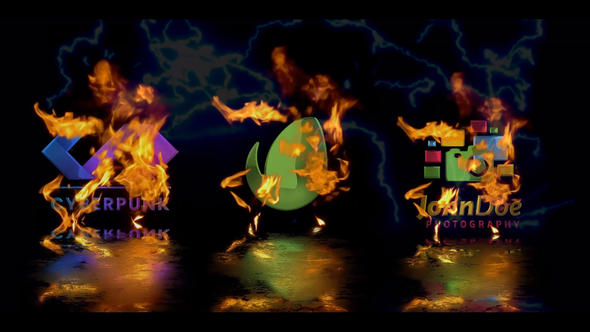 Electric and fire - VideoHive 28599193