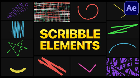 Scribble Elements - VideoHive 31035637