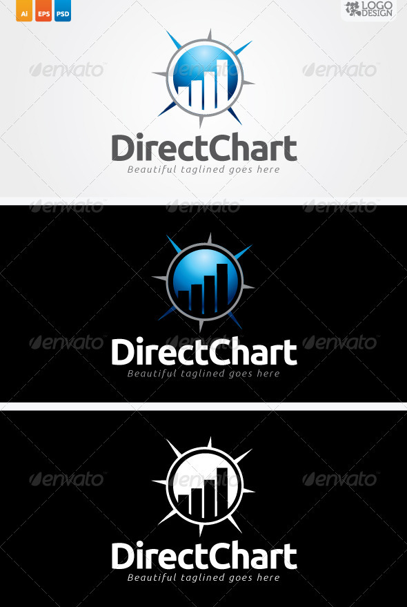 Direct Chart - Symbols Logo Templates