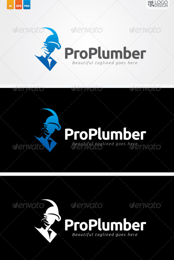Pro Plumber - Humans Logo Templates