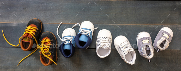 Blue store infant shoes