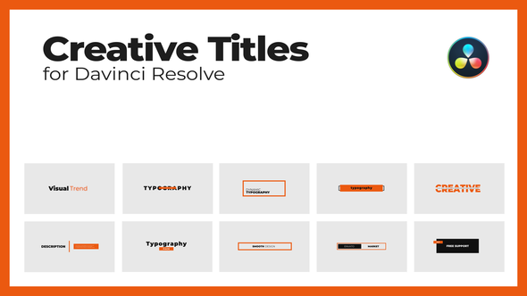 Creative Titles Pack