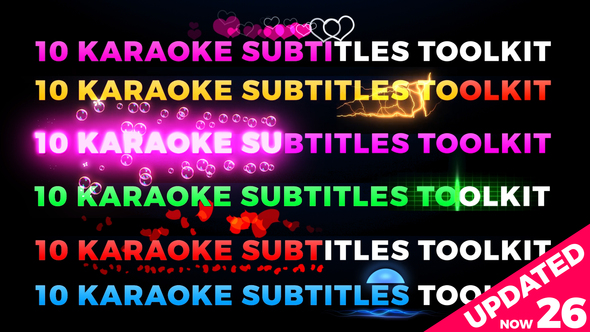 Karaoke Titles - VideoHive 20382406