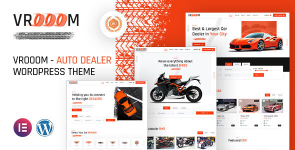 Vrooom - Auto Dealer WordPress Theme