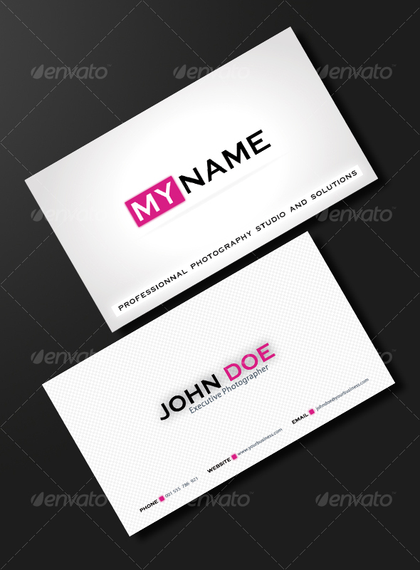 PURE & CLEAN BUSINESS CARD - Corporate Business Cards