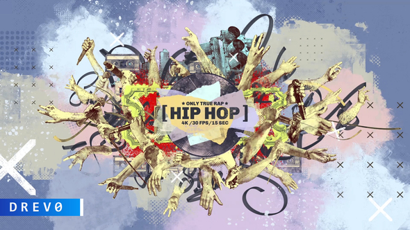Hip-Hop Intro/ True Rap Music/ City/ New York/ Brush/ Gangsta/ Dynamic/ Street/ Basketball/ Urban