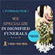 Funeral Home & Cemetery Banners Ad