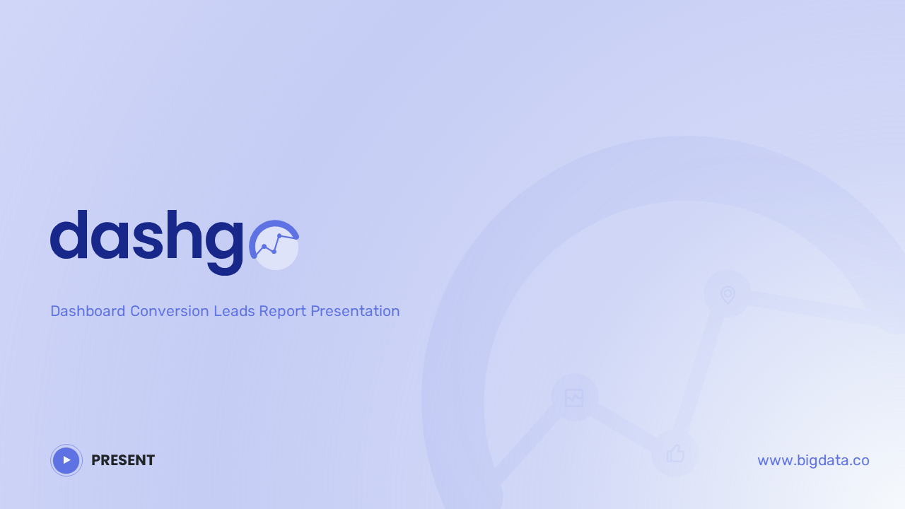 DashGo – Dashboard Conversion Leads Keynote, Presentation Templates