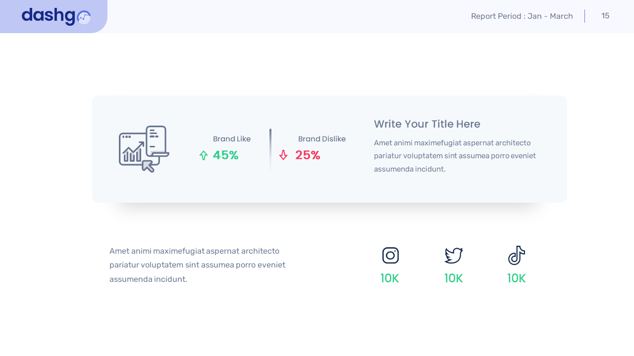 DashGo – Dashboard Conversion Leads Keynote, Presentation Templates