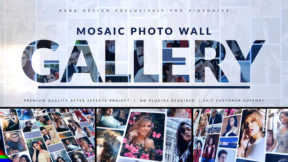 Mosaic Photo Gallery - VideoHive 31061347