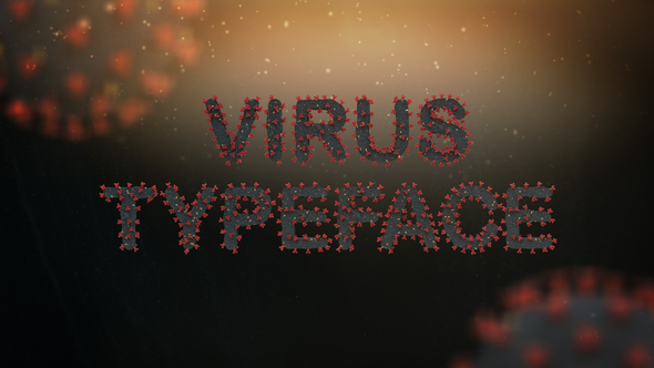 Corona Virus Typeface - VideoHive 31062593