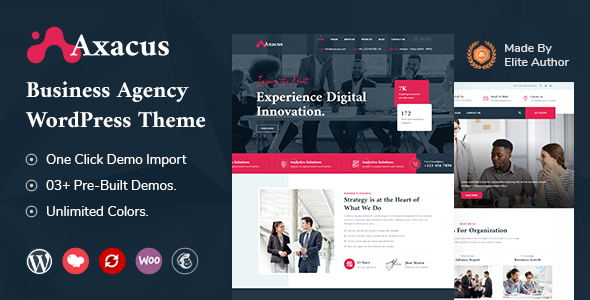 Axacus - Business Agency WordPress Theme