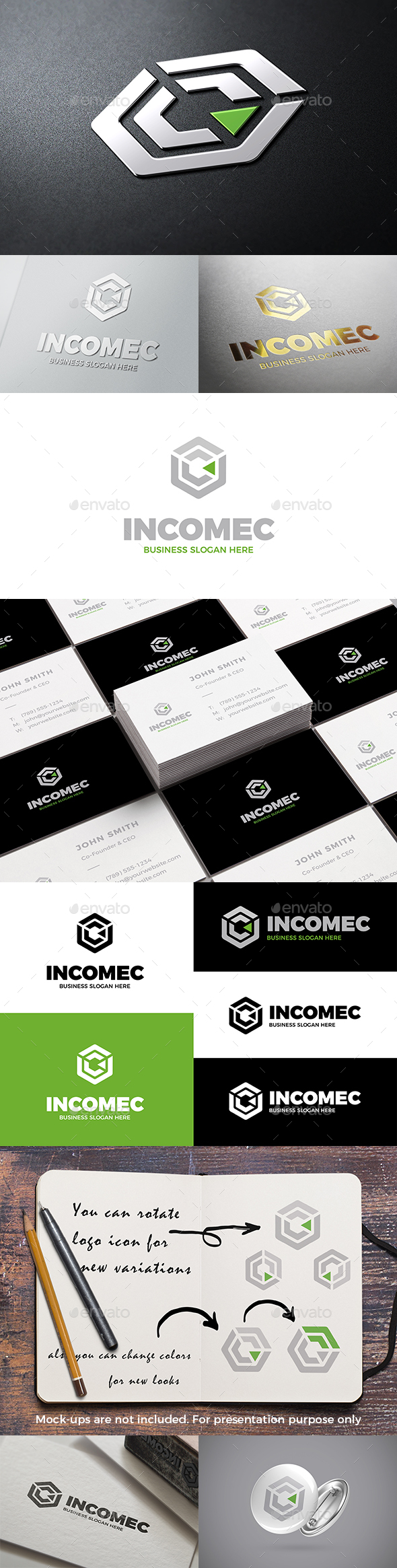 [DOWNLOAD]Abstract Cube Income C Symbol Logo