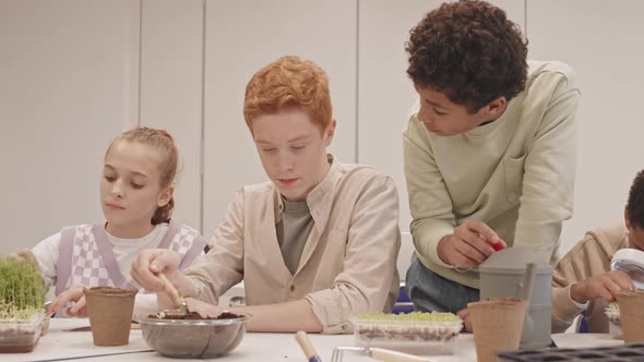 Children Studying Botany alt