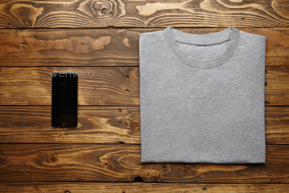 Download Blank Grey T Shirt Mockup Set Stock Photo By Bublikhaus Photodune