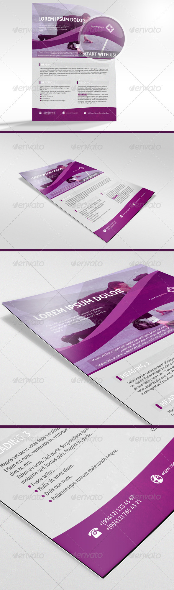 Super-Clean Corporate Flyer - Corporate Flyers